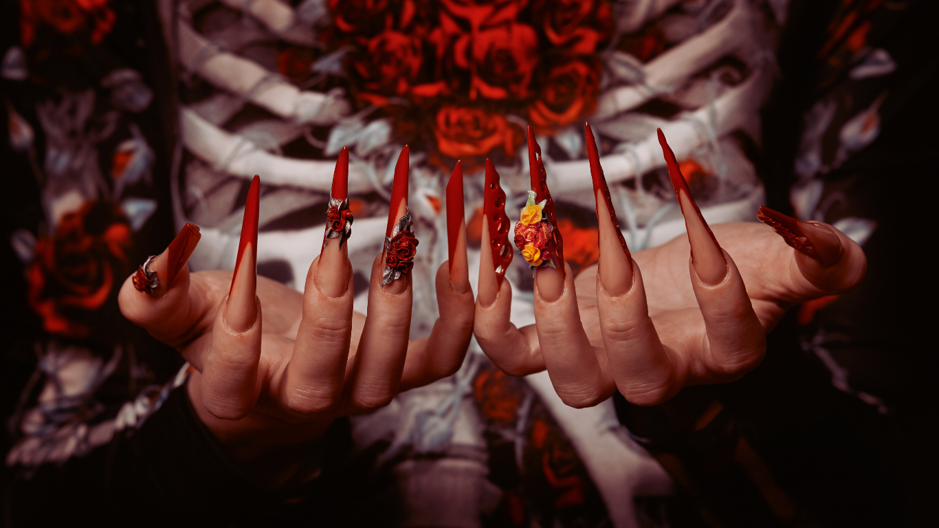 nail art pour Halloween